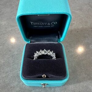 Tiffany & Co. Silver Ring with Leaf Design